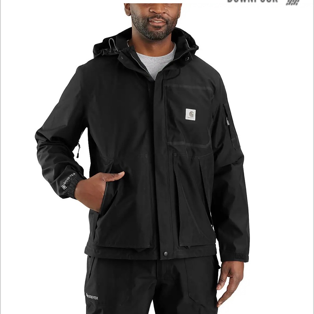Carhartt Super Dux Gore-Tex 3M Lightweight Jacket Black OJ4725-M Mens Size M New